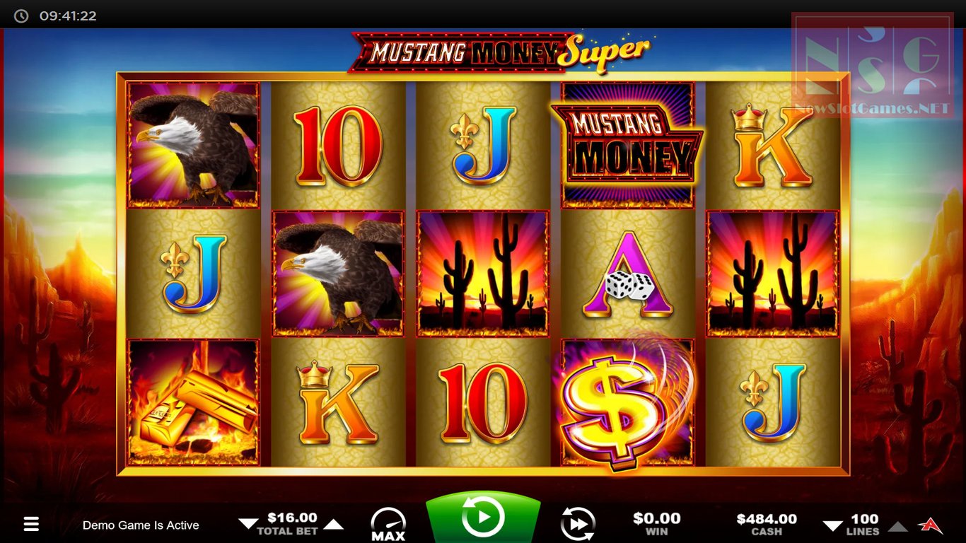 Mustang Money Super Slot Demo Image