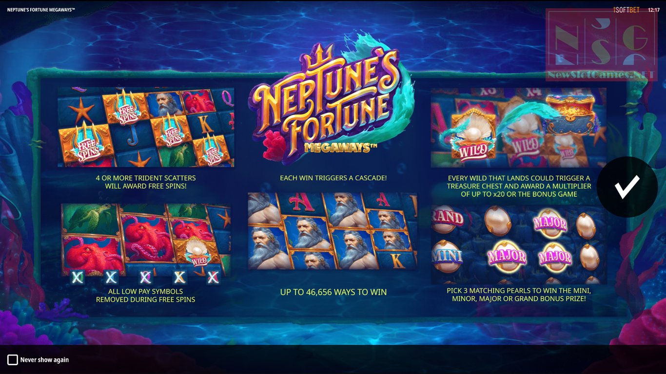 Neptunes Fortune Megaways Slot Demo Image