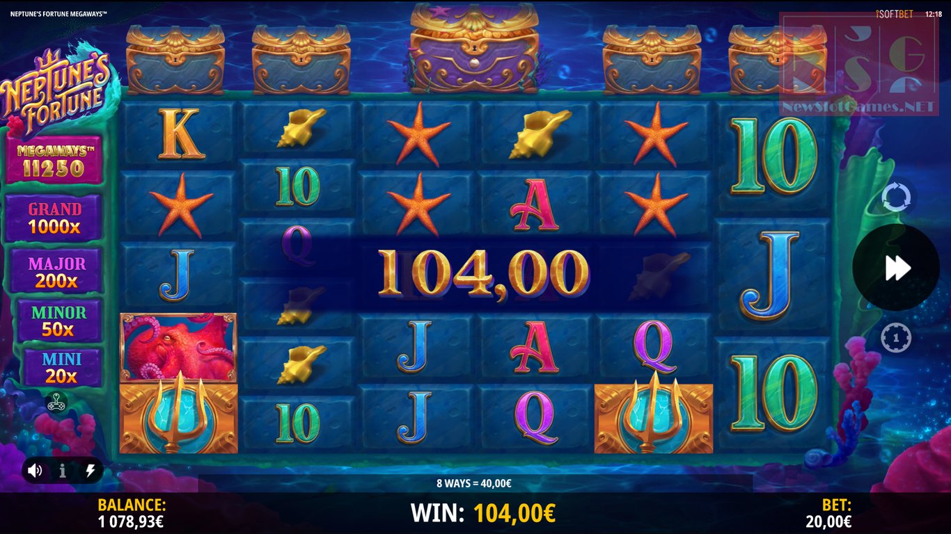 Neptunes Fortune Megaways Slot Slot Image in Demo - pic. 3