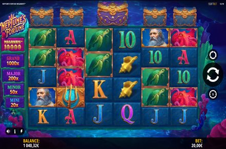 Neptunes Fortune Megaways Slot Logo