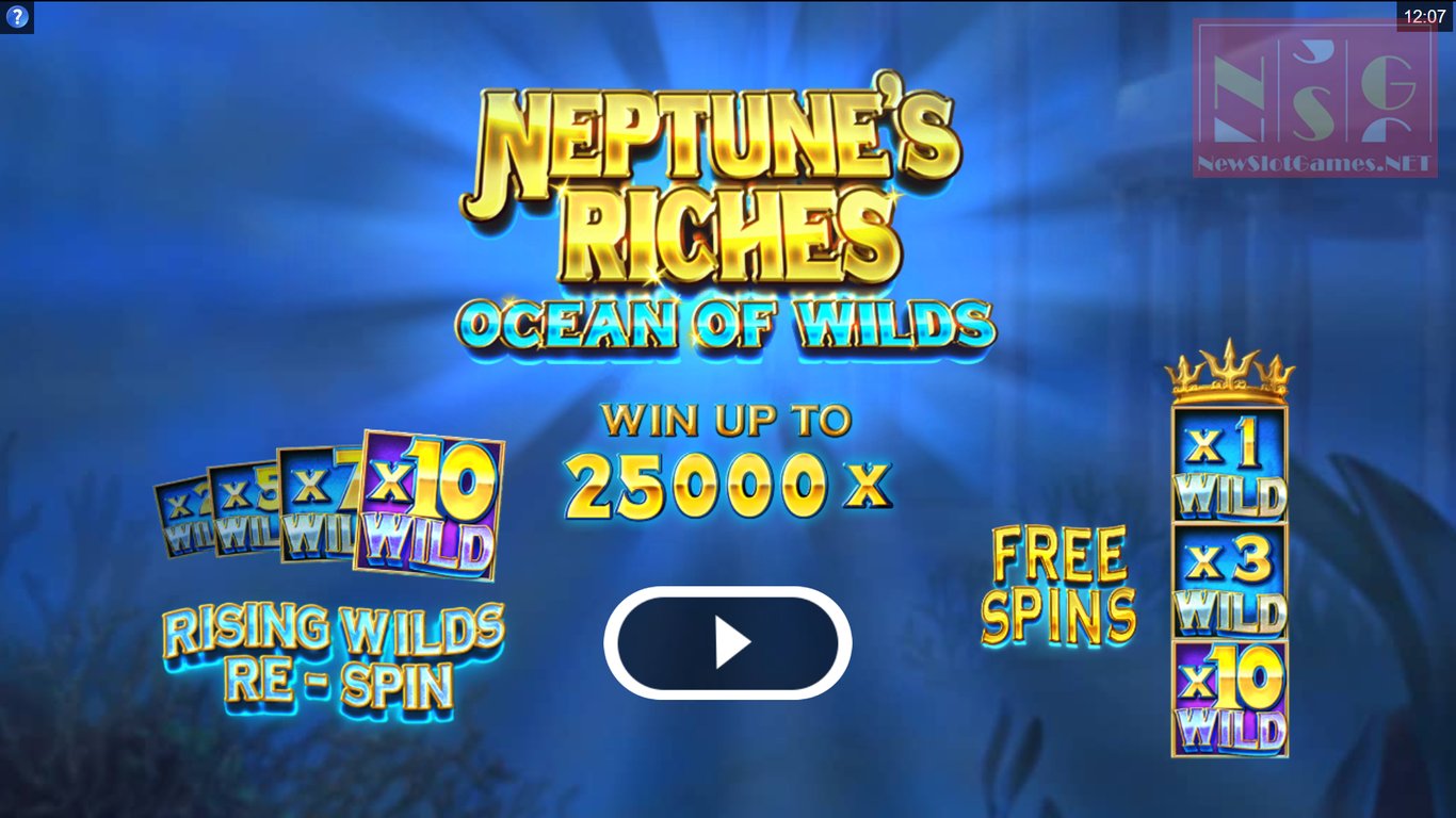 Neptune’s Riches: Ocean of Wilds Slot Demo Image