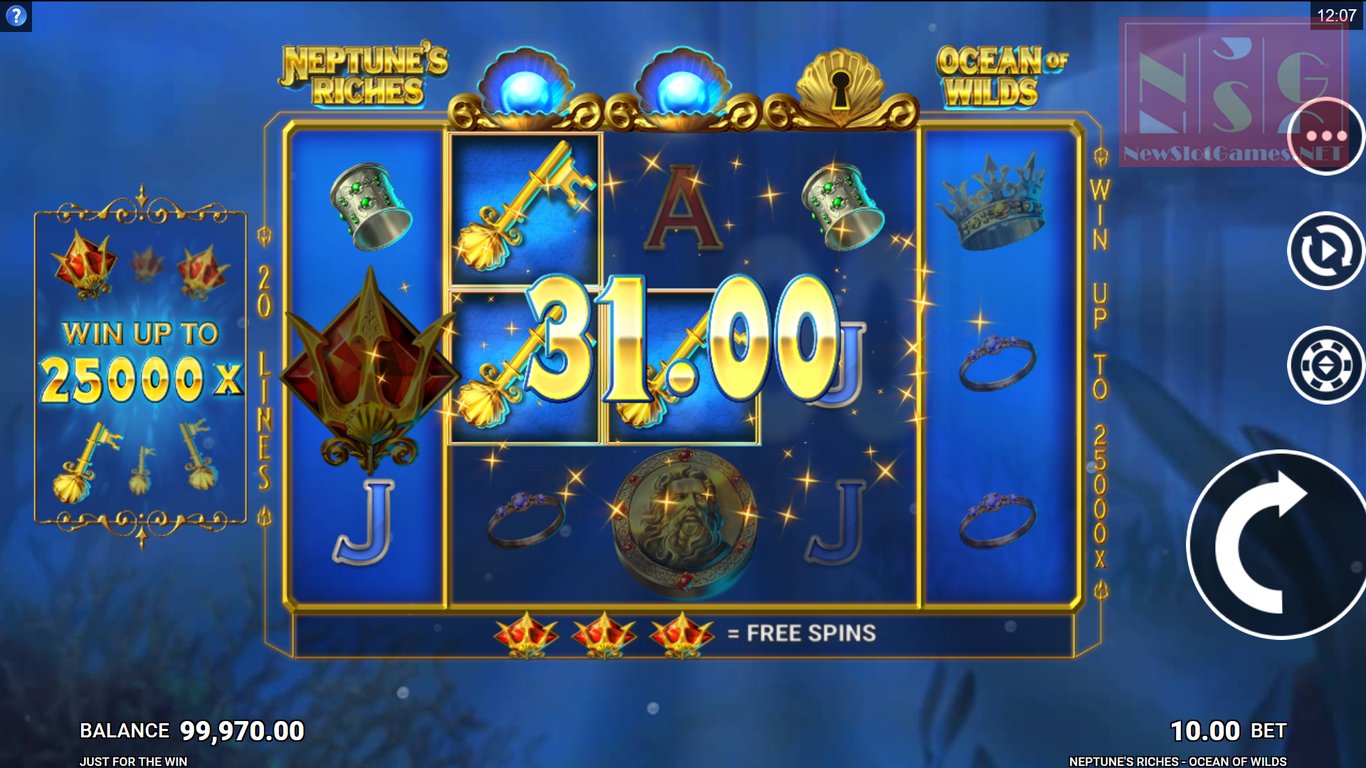 Neptune’s Riches: Ocean of Wilds Slot Slot Image in Demo - pic. 2