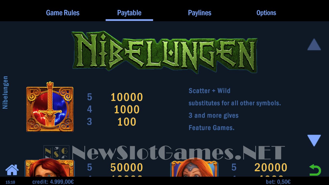 Nibelungen Slot Slot Image in Demo - pic. 5