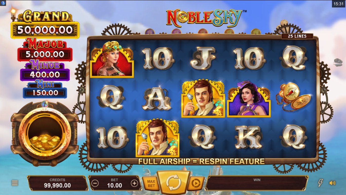 Noble Sky Slot Demo Image