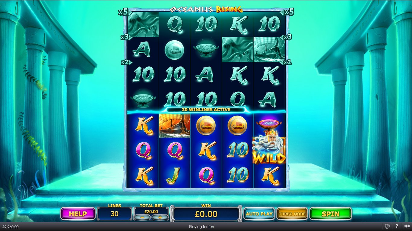 Oceanus Rising Slot Review & Demo by Playtech - Play Free Online