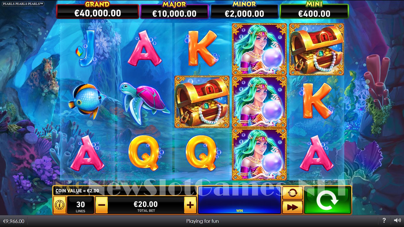 Pearls Pearls Pearls Slot Demo Image