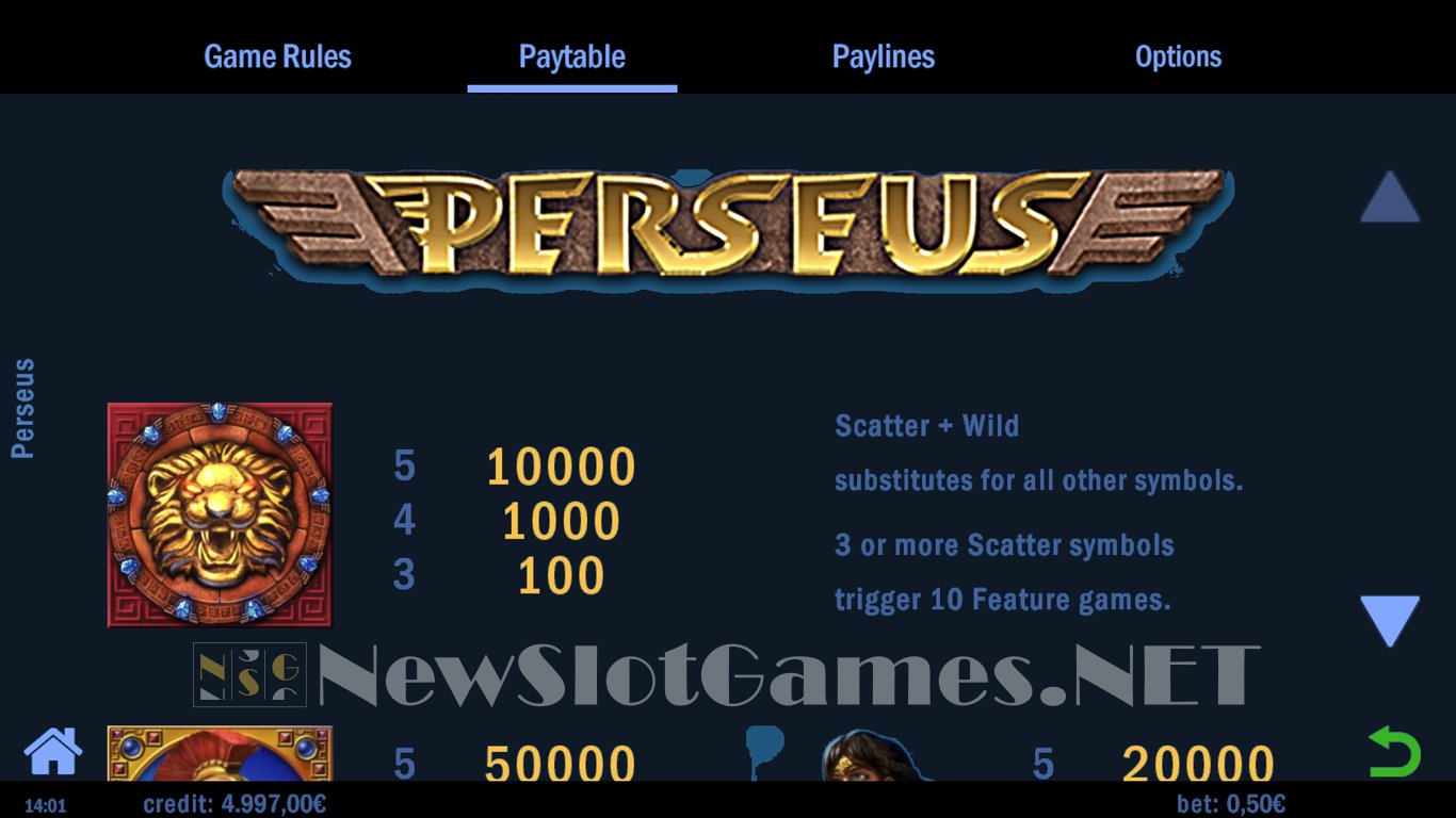 Perseus Slot Slot Image in Demo - pic. 4