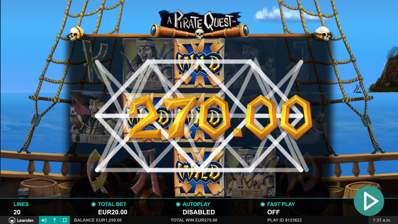 A Pirate Quest Slot Slot Image in Demo - pic. 3