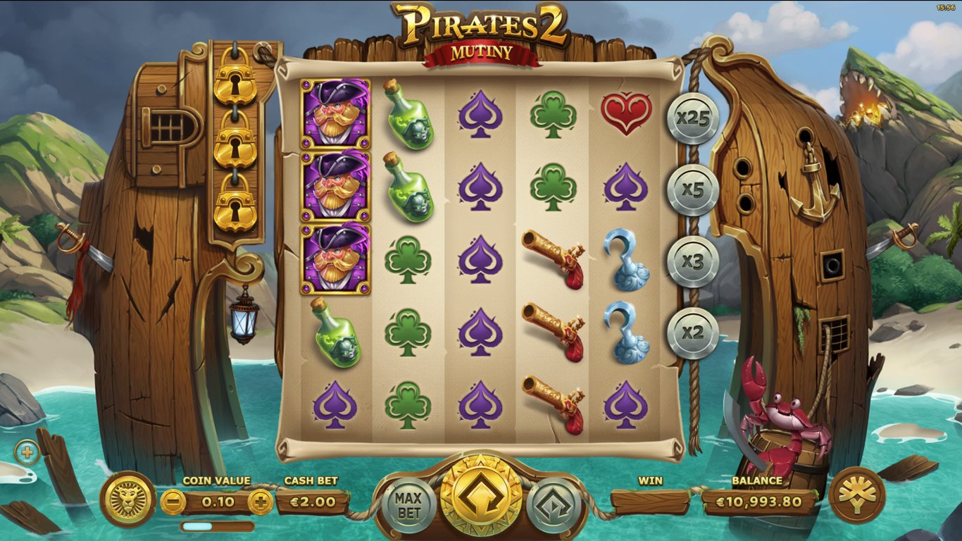 Pirates 2: Mutiny Slot Slot Image in Demo - pic. 2