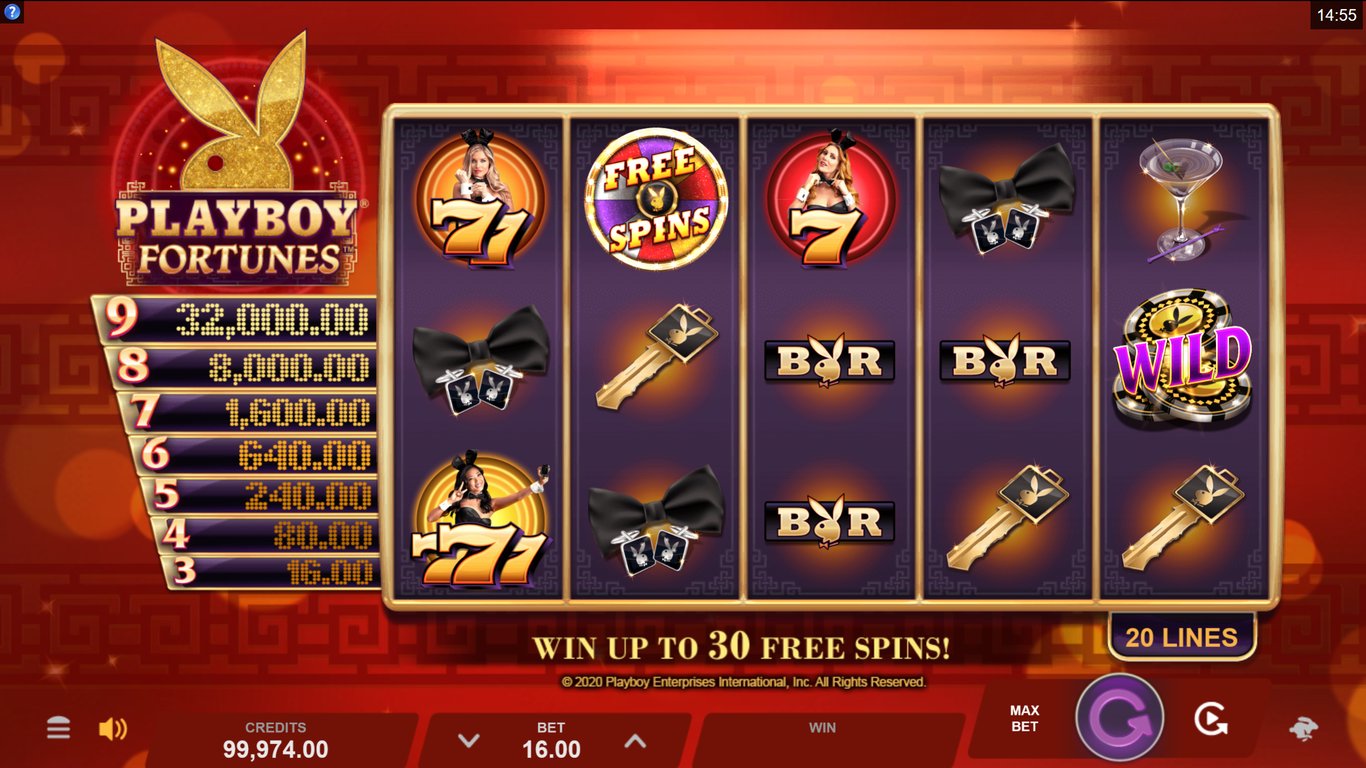 Playboy Fortunes Slot Demo Image