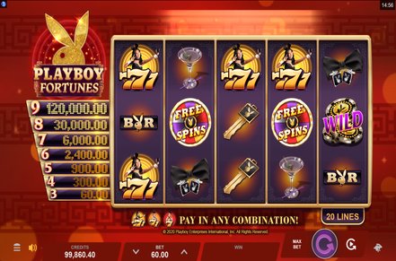 Playboy Fortunes Slot Icon