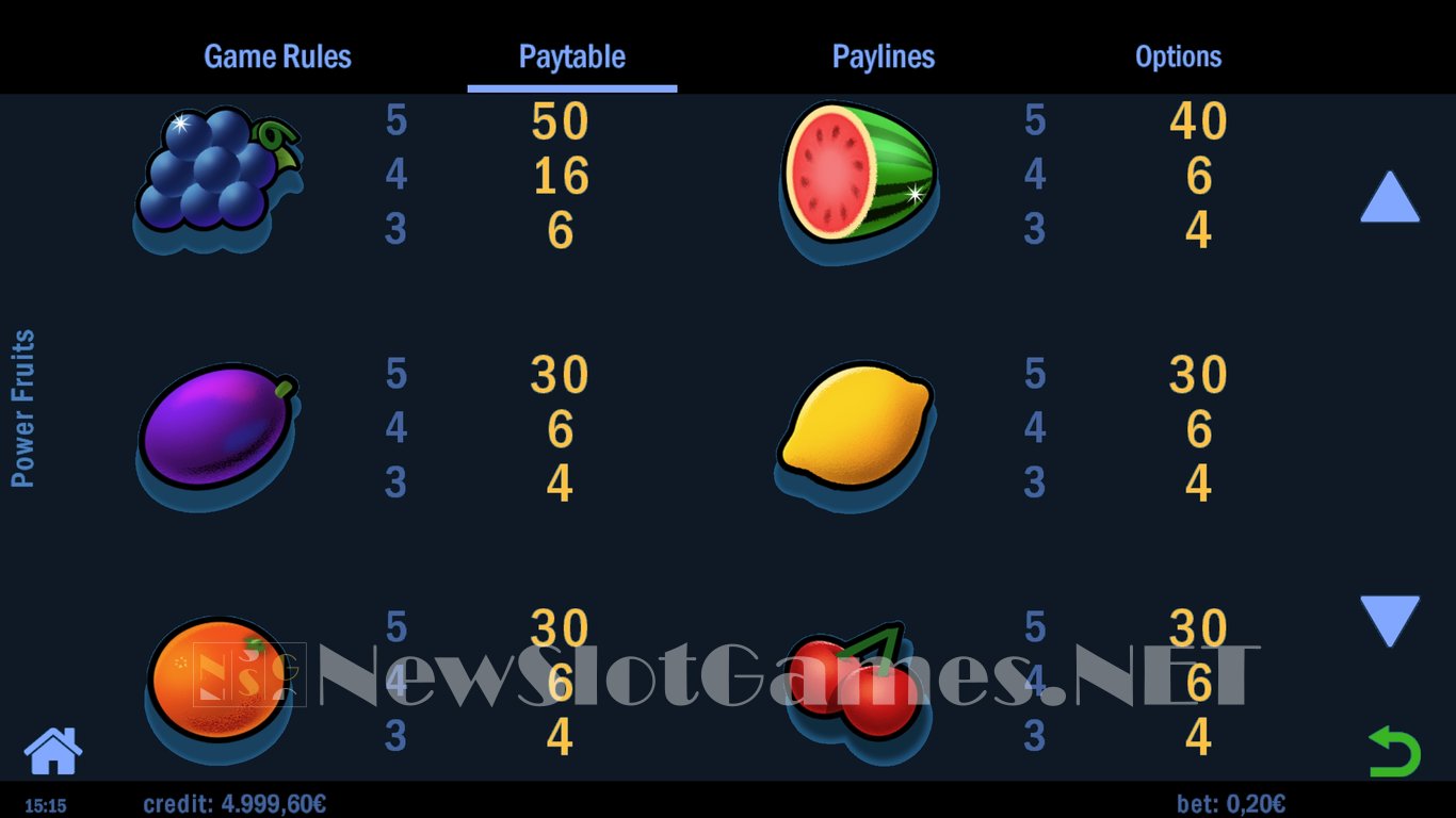 Power Fruits Slot Slot Image in Demo - pic. 6