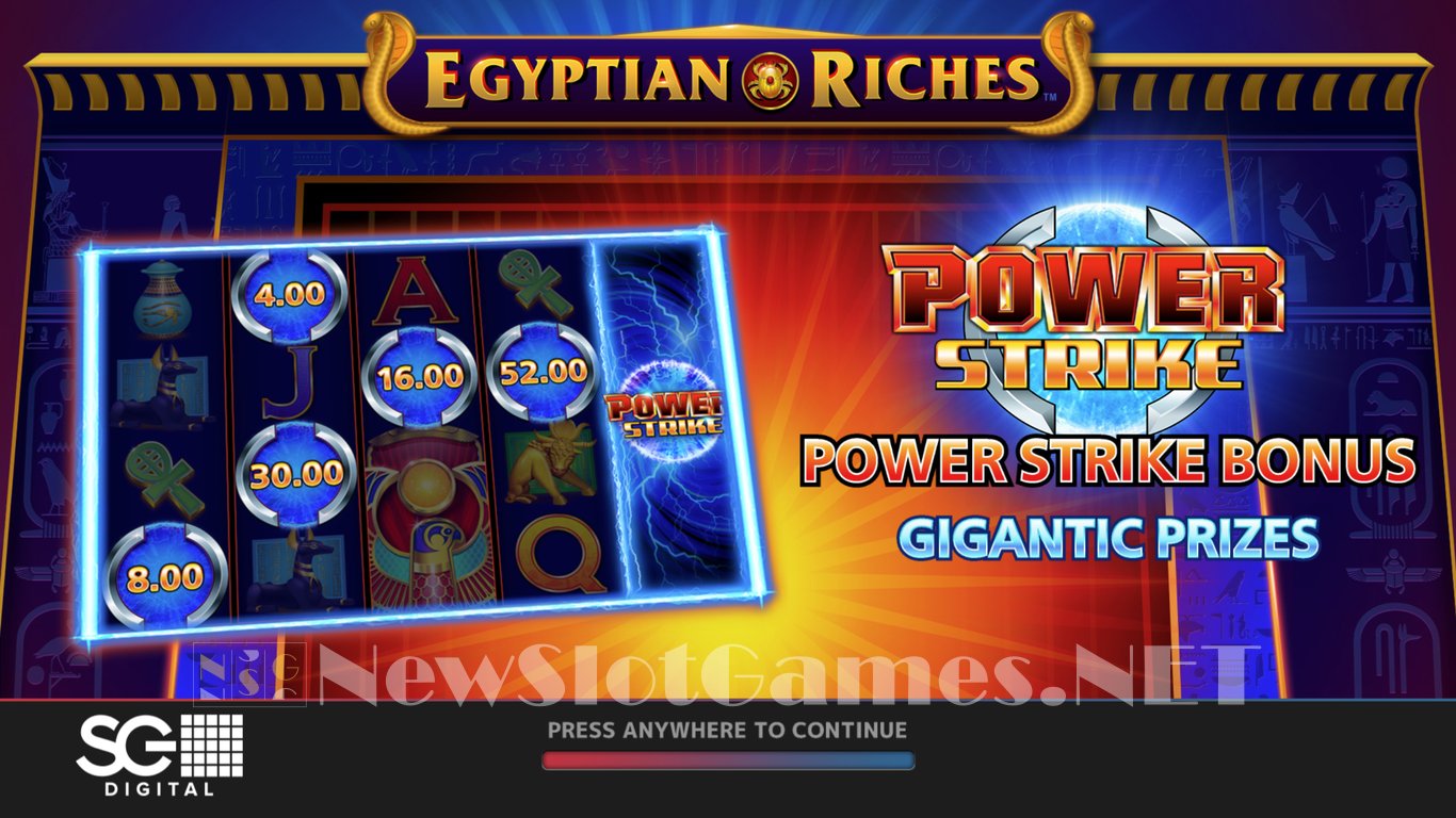 Power Strike Egyptian Riches Slot Demo Image
