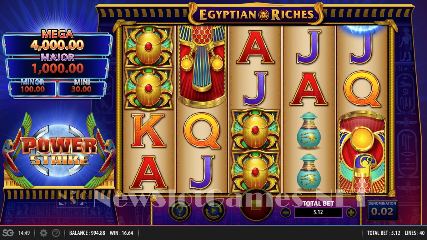 Power Strike Egyptian Riches Slot Slot Image in Demo - pic. 2