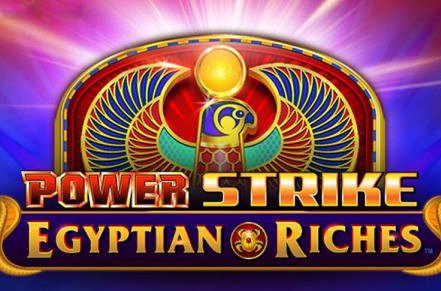 Power Strike Egyptian Riches Slot Logo