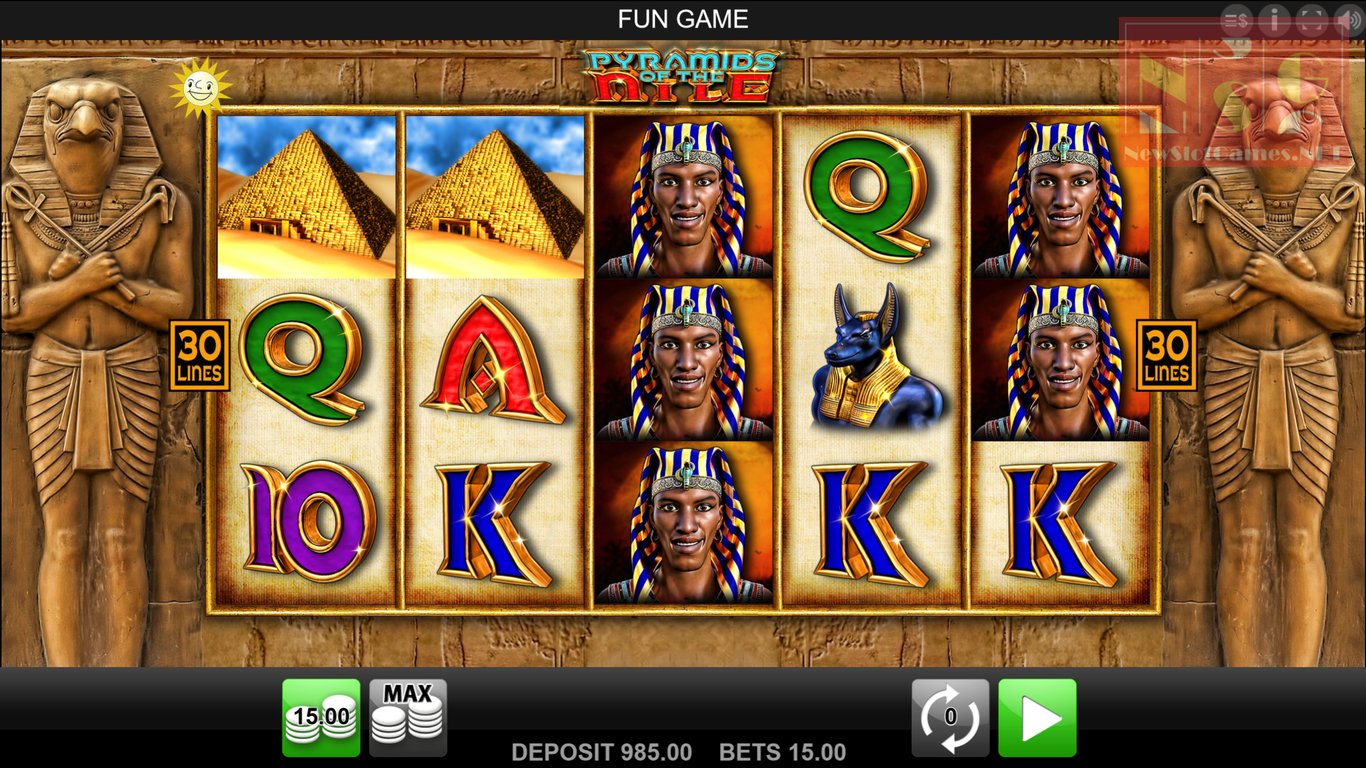 Pyramids of the Nile Slot Demo Image