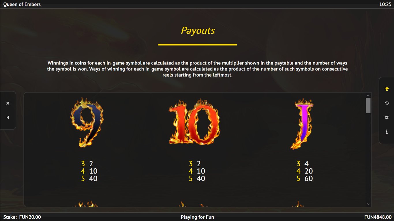 Queen of Embers Slot Slot Image in Demo - pic. 3
