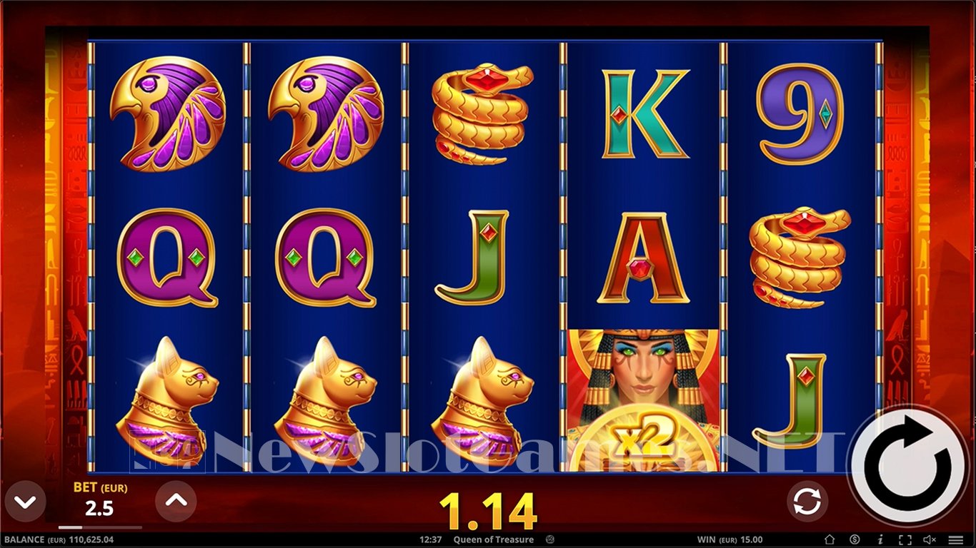 Queen of Treasure Slot Demo Image
