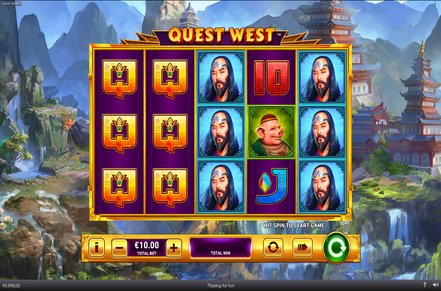 Quest West Slot Logo