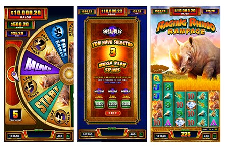 Raging Rhino Rampage Slot Logo