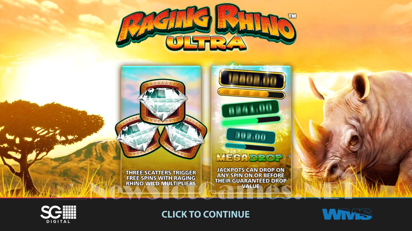 Raging Rhino Ultra Slot Demo Image
