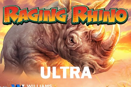 Raging Rhino Ultra Slot Logo
