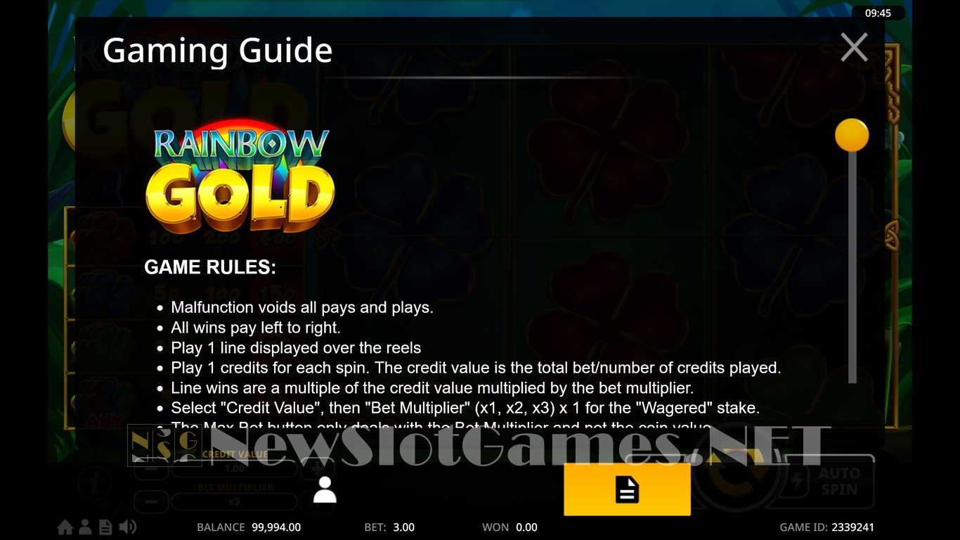 Rainbow Gold Slot Slot Image in Demo - pic. 4