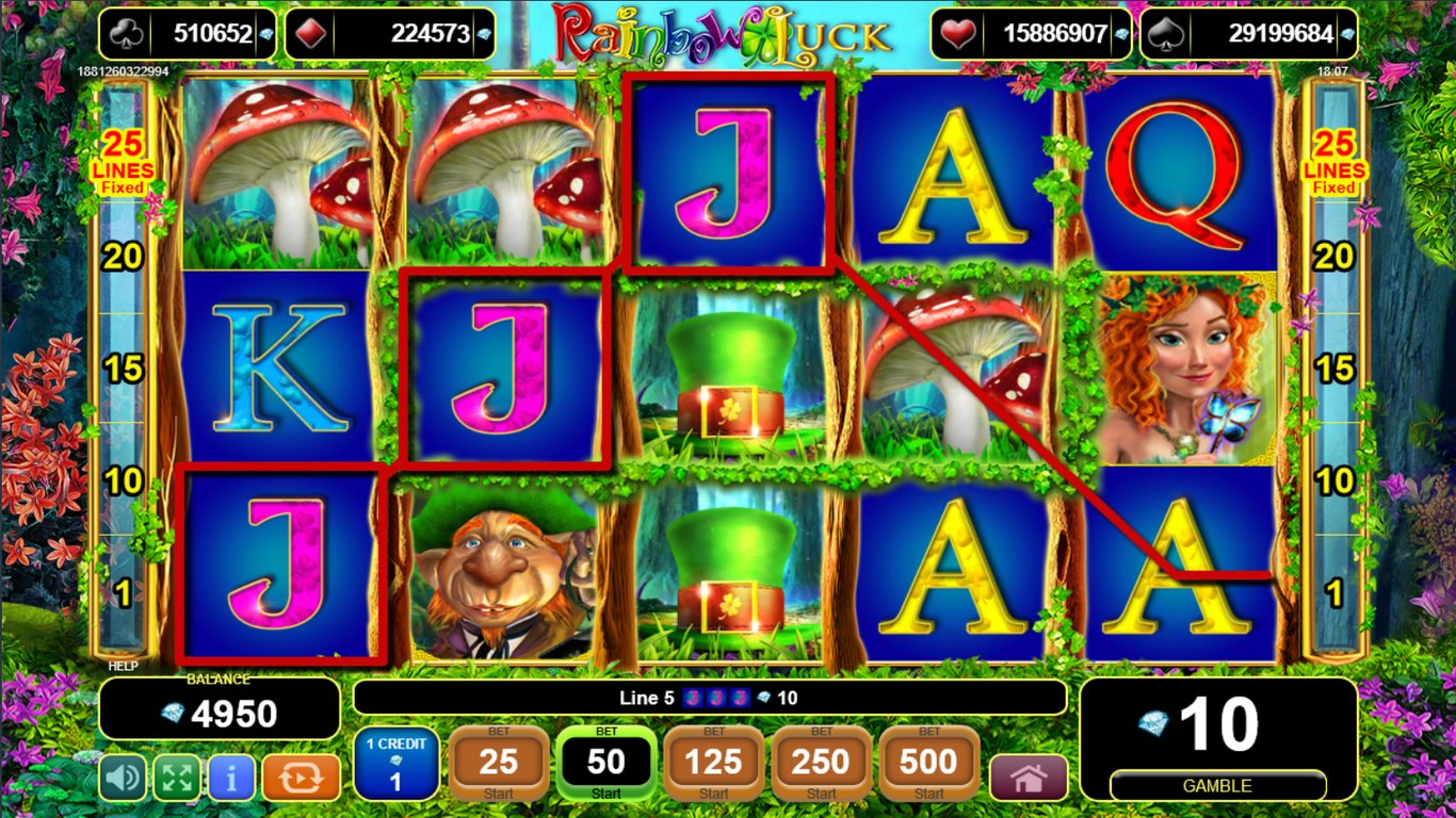 Rainbow Luck Slot Demo Image