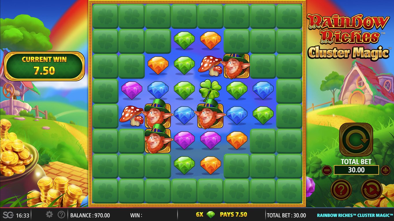 Rainbow Riches Cluster Magic Slot Slot Image in Demo - pic. 2