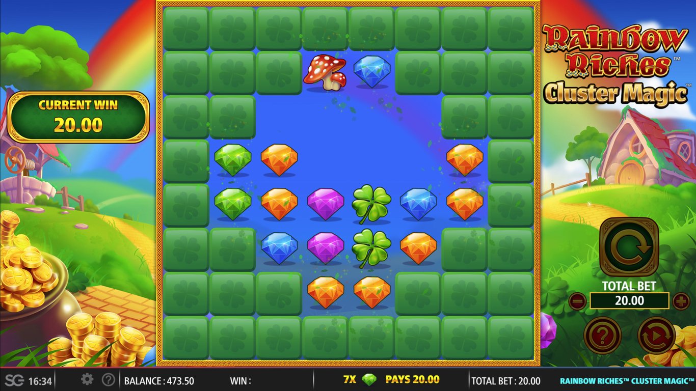 Rainbow Riches Cluster Magic Slot Slot Image in Demo - pic. 3