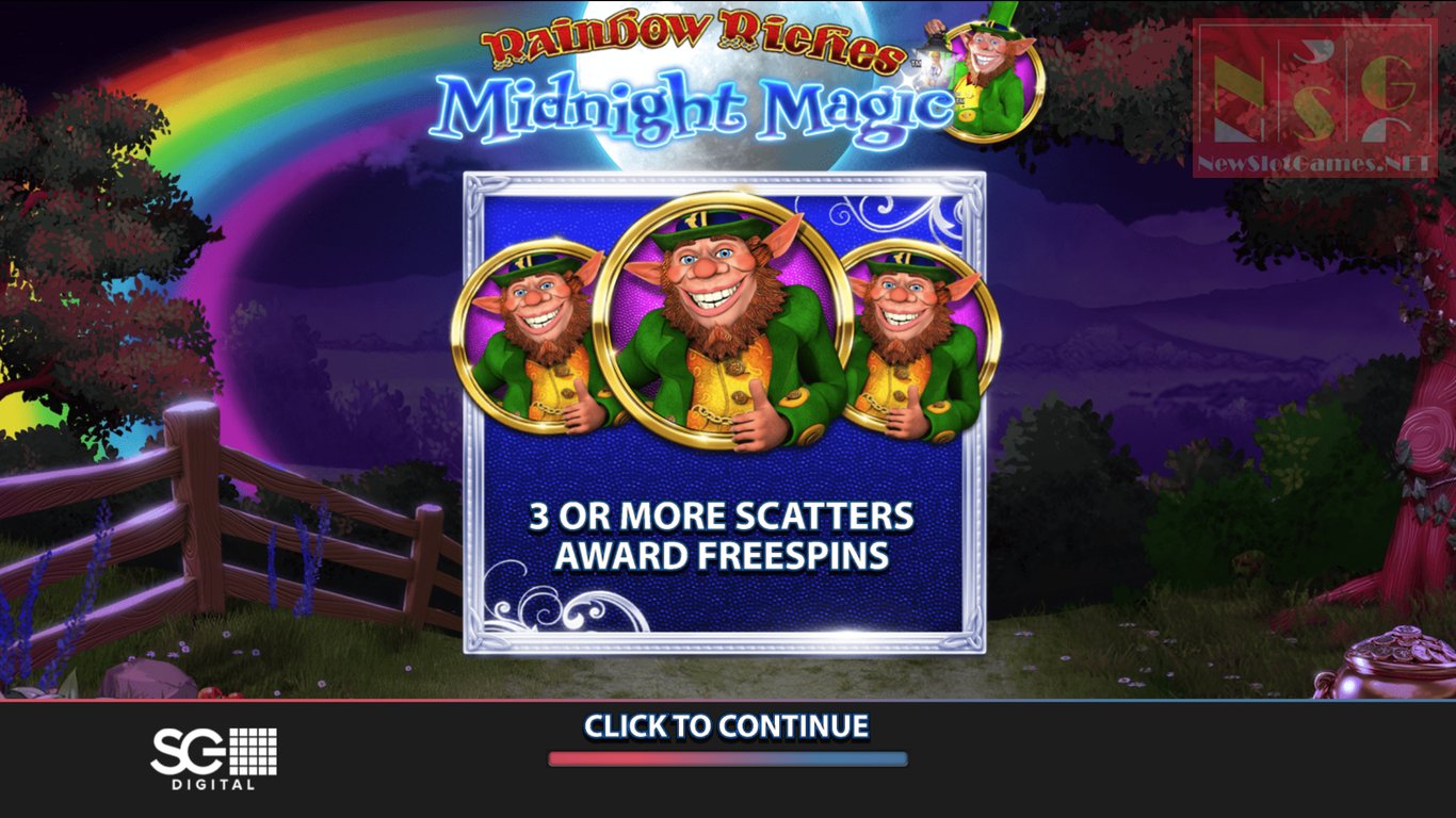 Rainbow Riches Midnight Magic Slot Demo Image