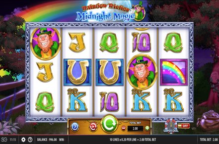 Rainbow Riches Midnight Magic Slot Logo