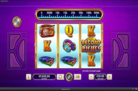 Record Riches Slot Logo