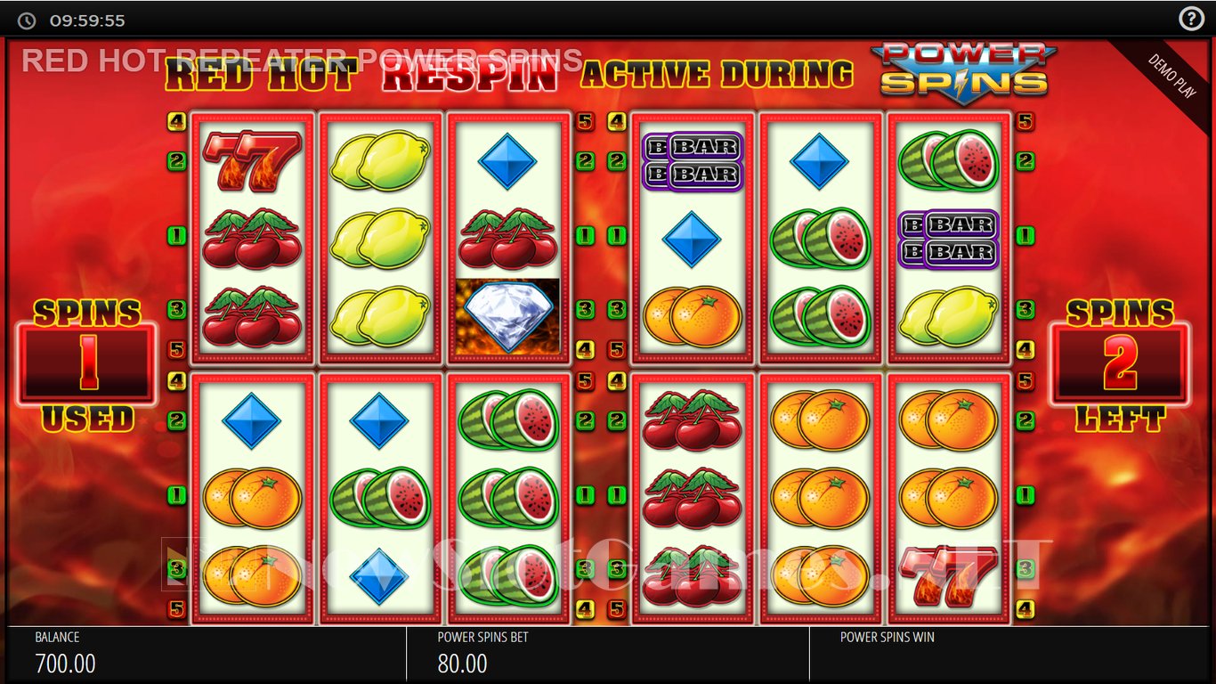 Red Hot Repeater: Power Spins Slot Slot Image in Demo - pic. 3