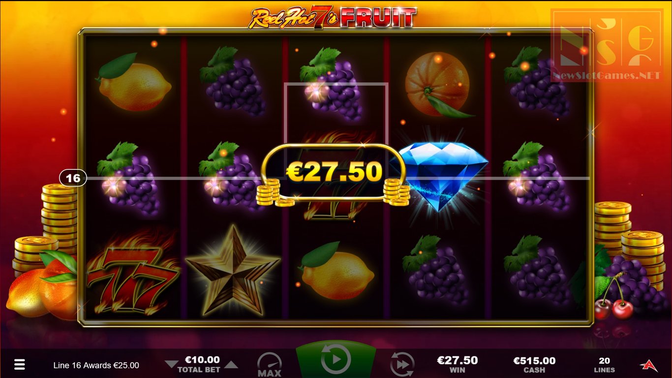 Reel Hot 7s Fruit Slot Demo Image
