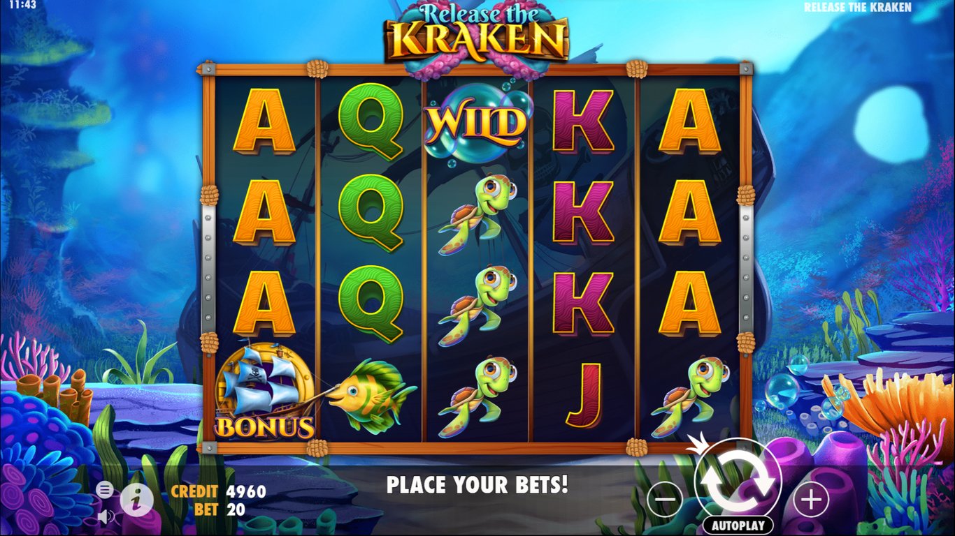 Release the Kraken Slot Demo Image