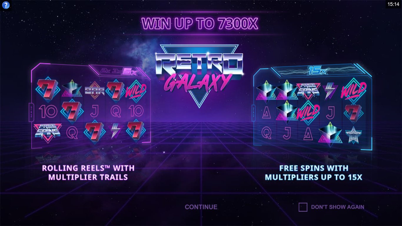 Retro Galaxy Slot Demo Image