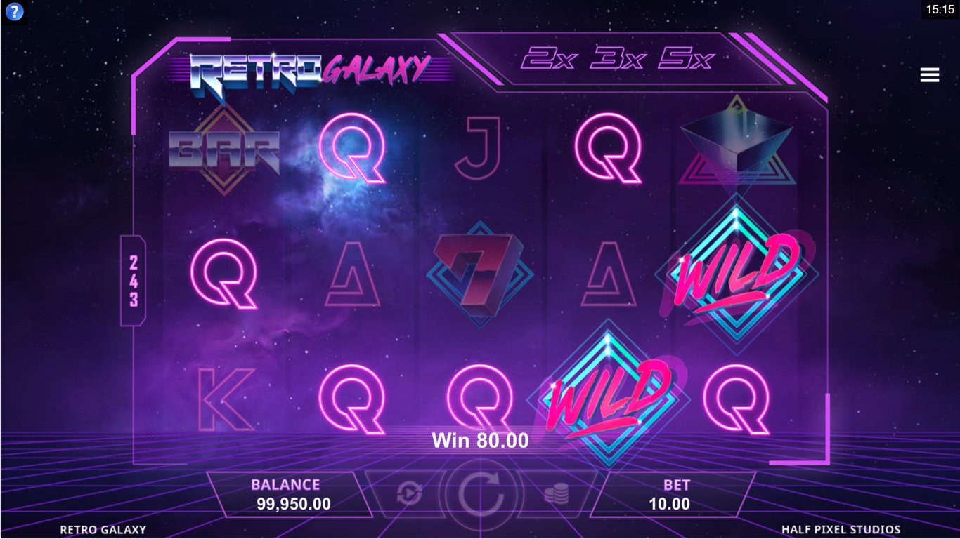 Retro Galaxy Slot Slot Image in Demo - pic. 3