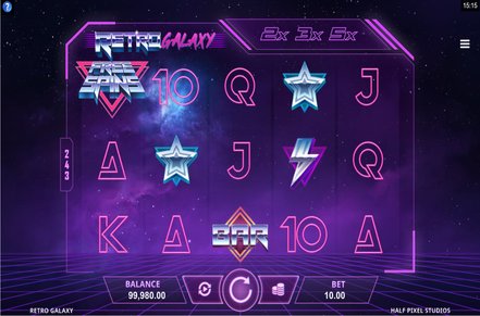 Retro Galaxy Slot Icon
