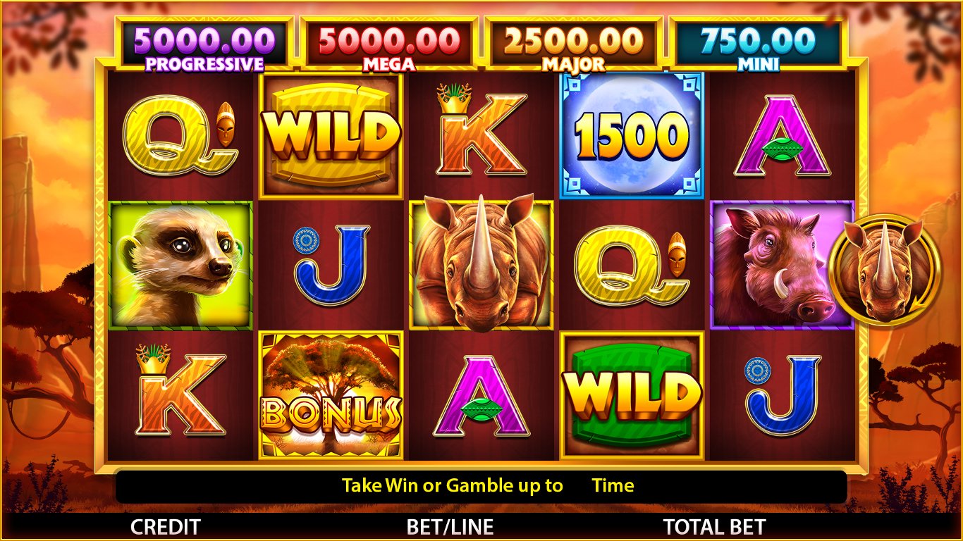 Rhino Rampage Slot Demo Image