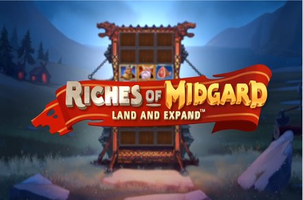Riches of Midgard Land and Expand Slot Logo