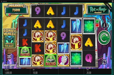 Rick and Morty Megaways Slot Logo