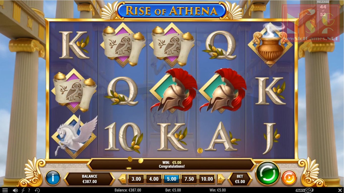 Rise of Athena Slot Demo Image