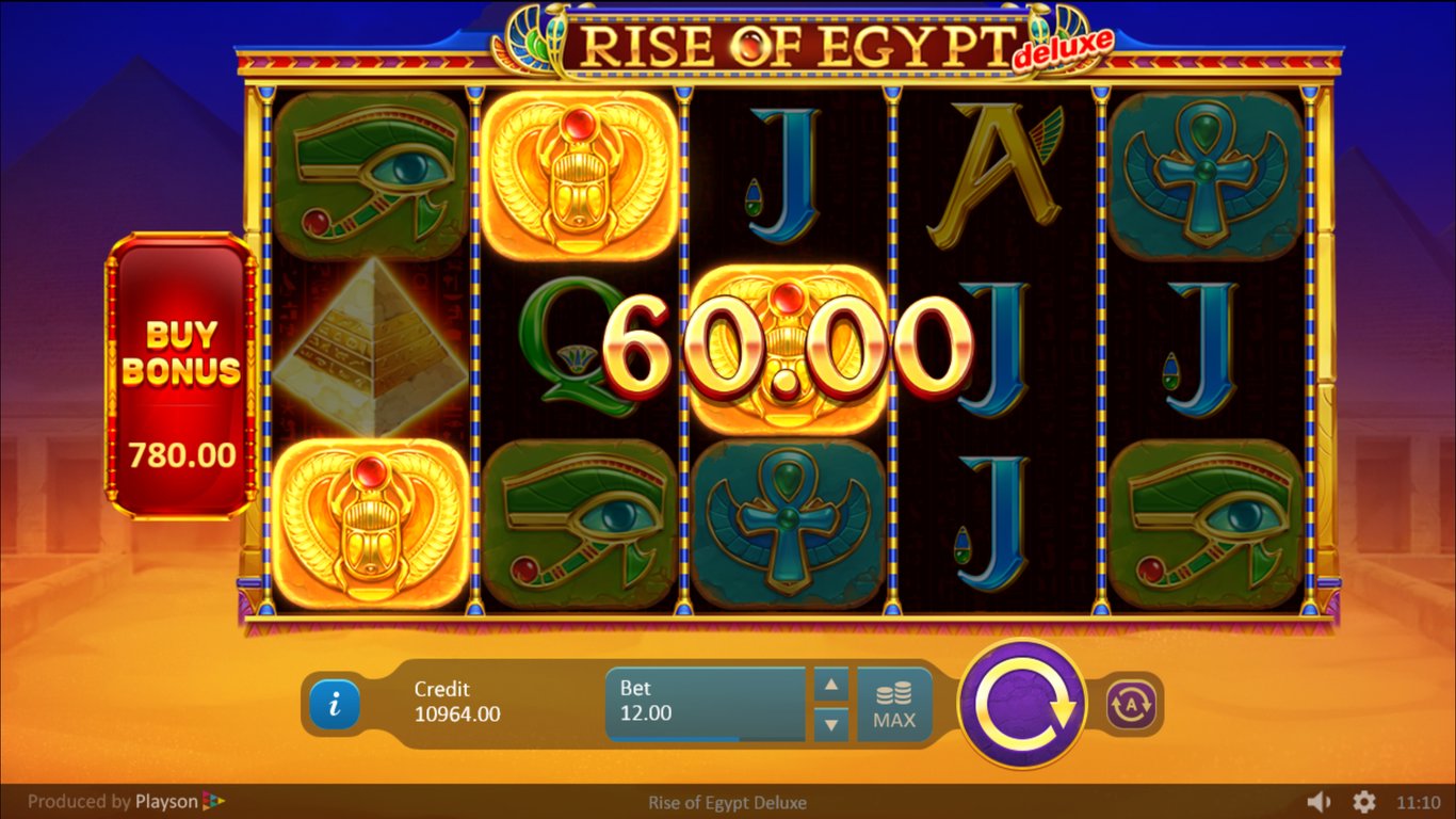 Rise of Egypt Deluxe Slot Slot Image in Demo - pic. 3