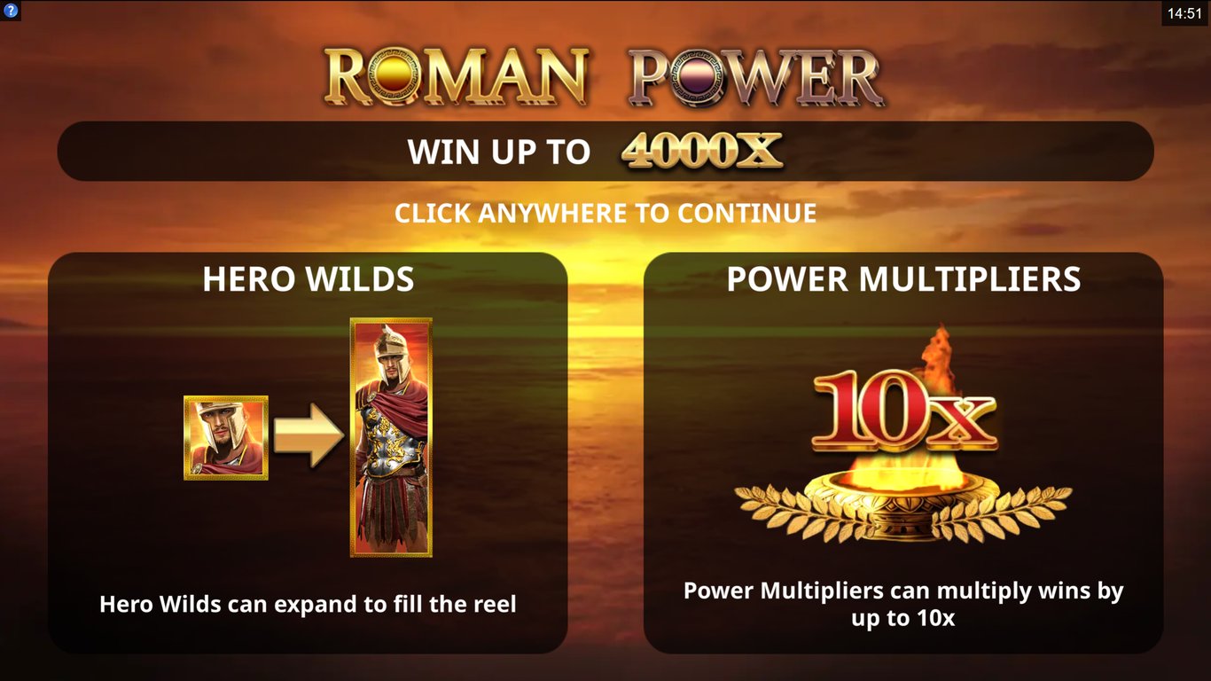 Roman Power Slot Demo Image