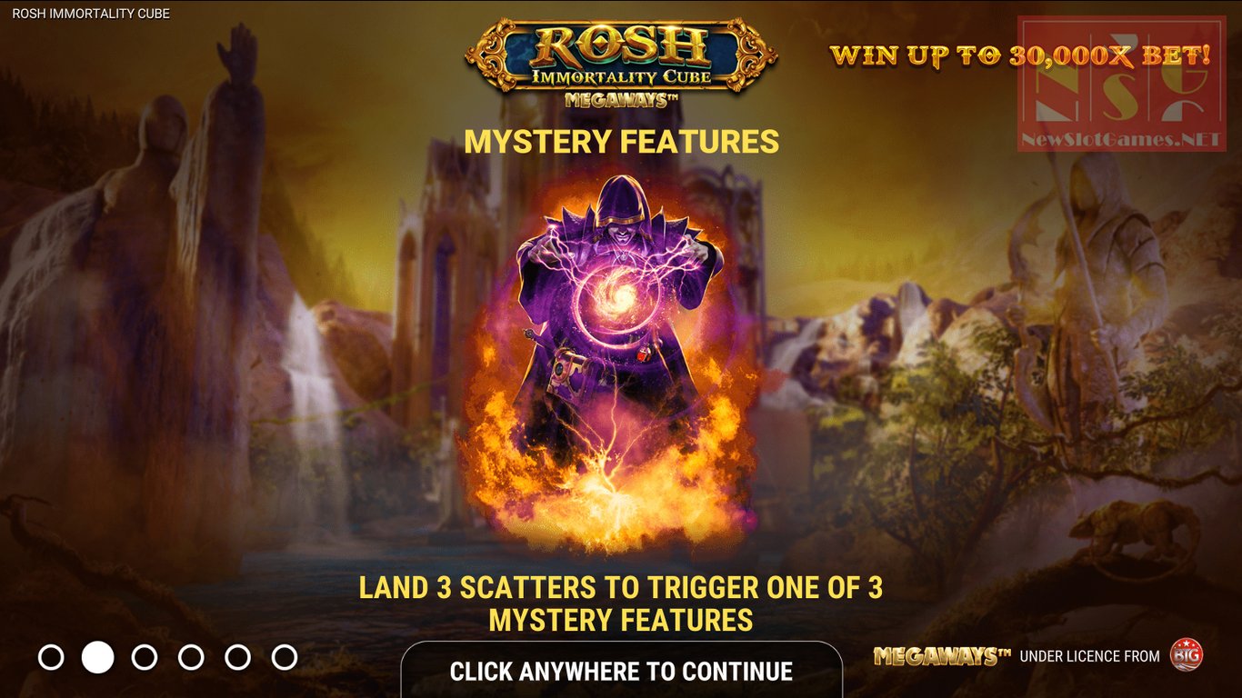 Rosh Immortality Cube Megaways Slot Demo Image