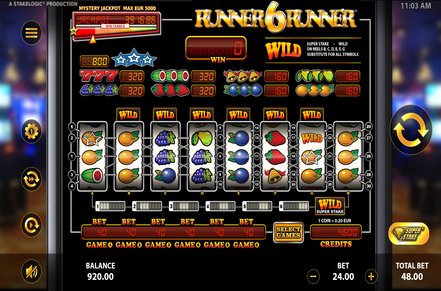 Runner 6 Runner Slot Logo