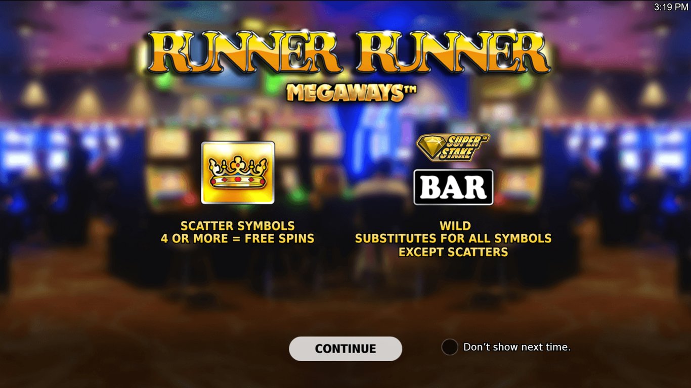 Runner Runner Megaways Slot Demo Image