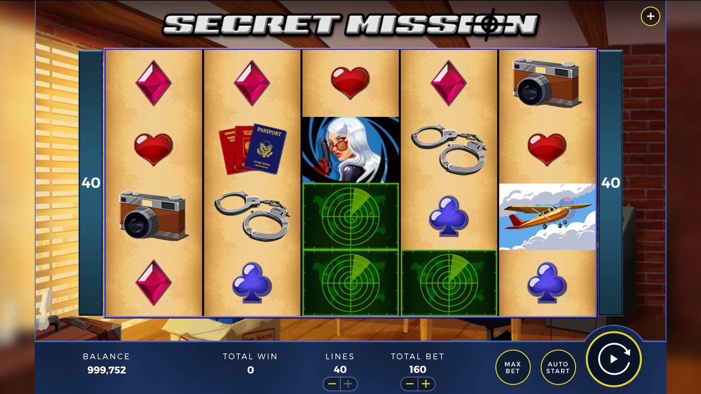 Secret Mission Slot Demo Image