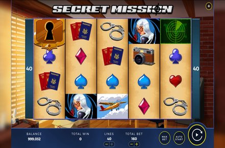 Secret Mission Slot Logo